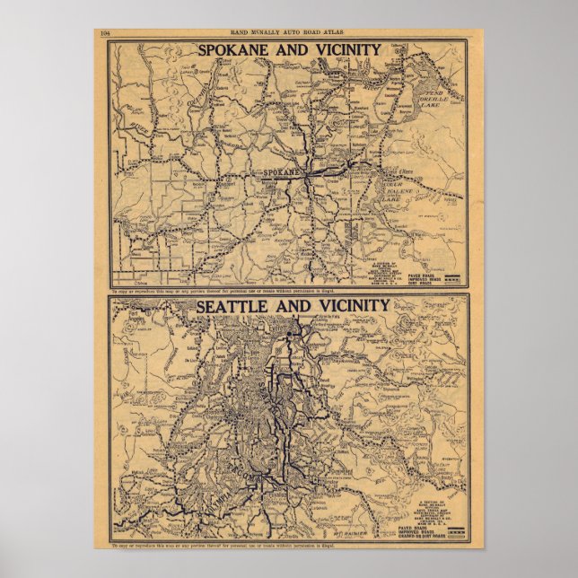 Spokane, Seattle Poster (Front)