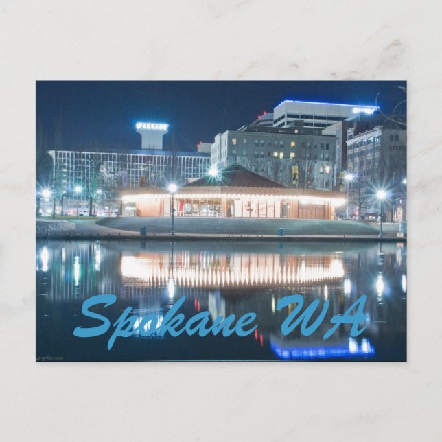 SPOKANE WA POSTCARD (Front)