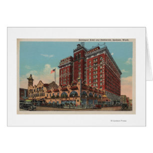 Spokane, WA - View of Davenport Hotel #1