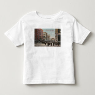 Spokane, WA - View of Riverside Ave. & Howard St Toddler T-Shirt
