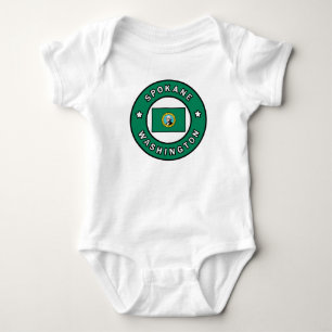 Spokane Washington Baby Bodysuit