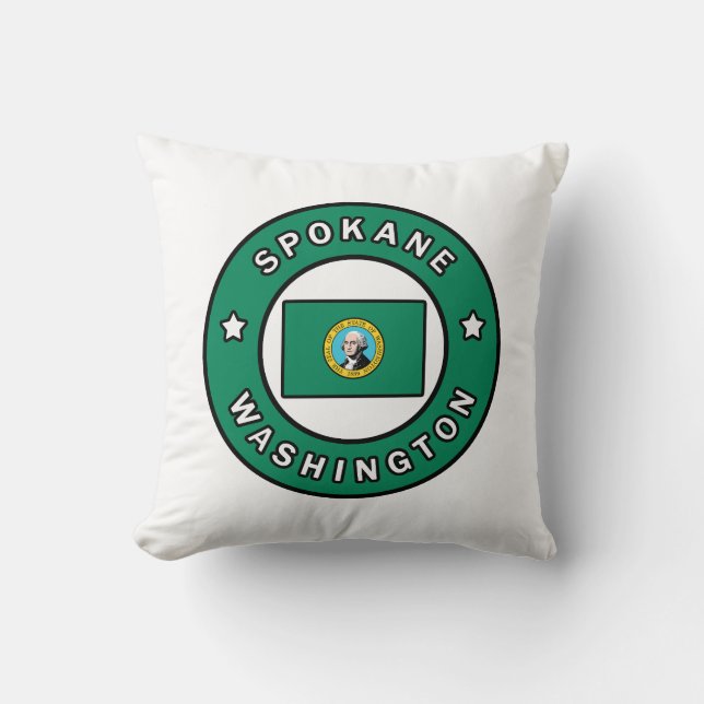 Spokane Washington Cushion (Front)