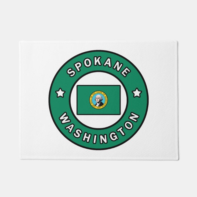 Spokane Washington Doormat (Front)