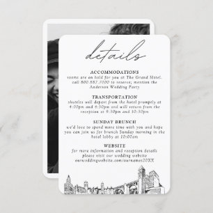 Spokane Wedding Details Enclosure Card