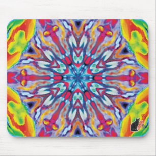 Spokes Kaleidoscope Mouse Pad