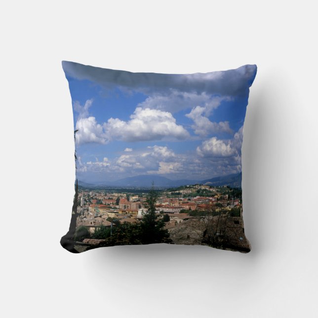 Spoleto Umbria Italy Cushion (Front)