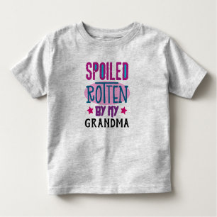 Spolied Rotten By My Personalised Any Name Grandma Toddler T-Shirt
