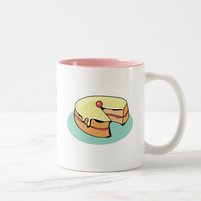 Sponge Cake Two-Tone Coffee Mug (Right)