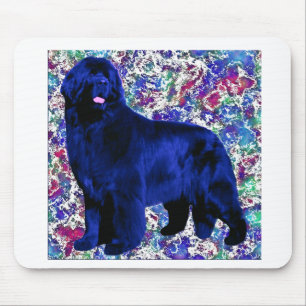 Sponged Blue Newf Mousepad