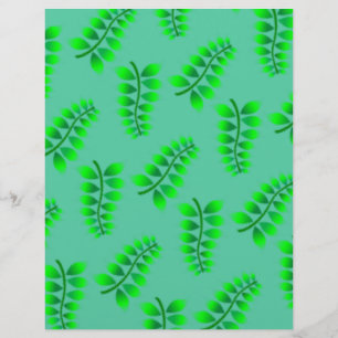 Sponged Foliage Pattern