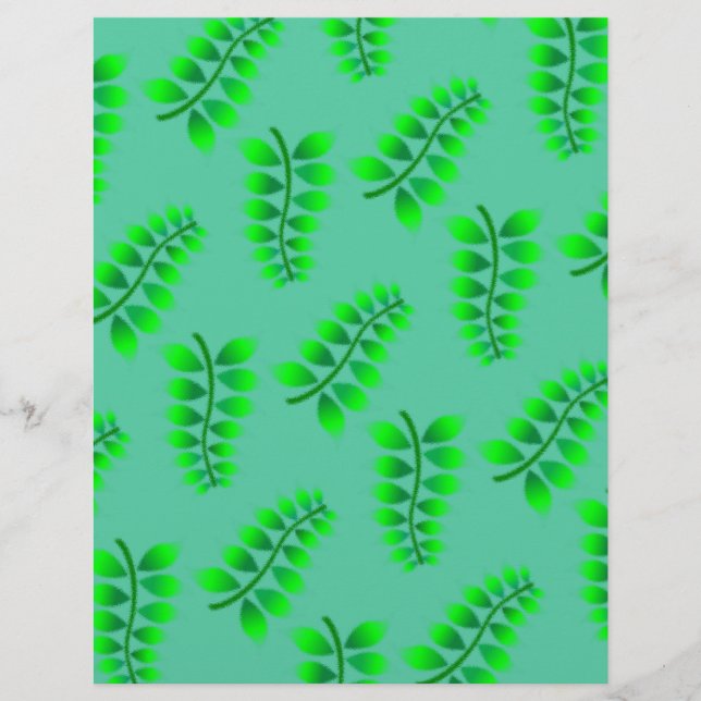 Sponged Foliage Pattern (Front)