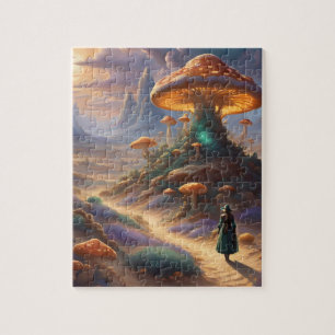 Spongi Mushroom Planet Jigsaw Puzzle