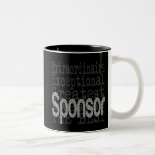 Sponsor Extraordinaire Two-Tone Coffee Mug