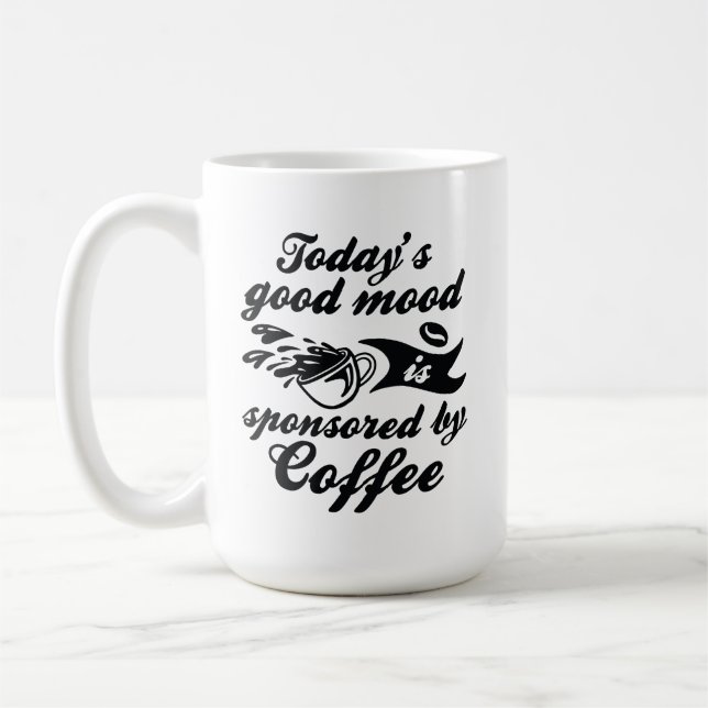 Sponsored By Coffee Coffee Mug (Left)