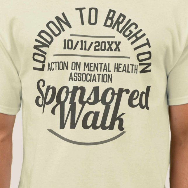 Sponsored Walk or Other Event T-Shirt (Creator Uploaded)