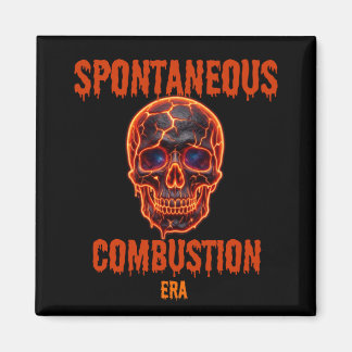 Spontaneous Combustion Era Skull Magnet