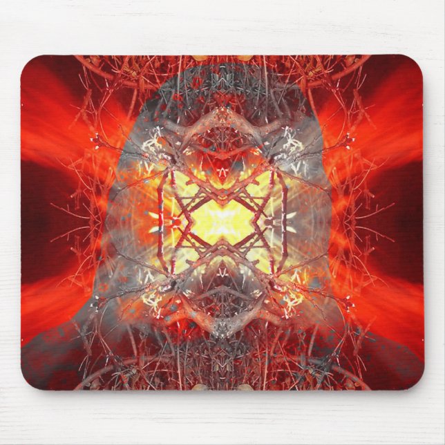 Spontaneous human combustion mouse pad (Front)