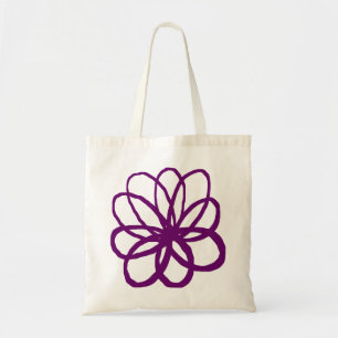 Spontanious Flower - Plum Tote Bag