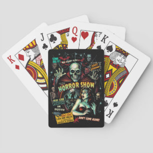 Spook Show Horror Playing Cards