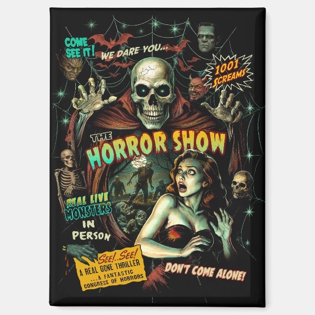 Spook Show Horror Show Magnet (Front)
