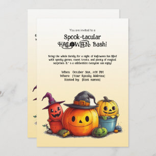  Spook-tacular  HALLOWEEN Bash!  Invitation