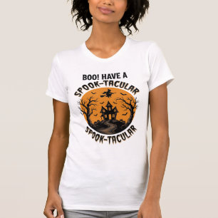 Spook-Tacular Halloween Haunted House Vintage Shir T-Shirt