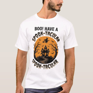 Spook-Tacular Halloween Haunted House Vintage Shir T-Shirt