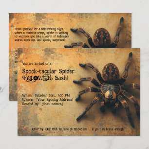 Spook-tacular Spider HALLOWEEN Bash! Invitation