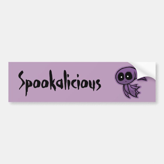 Spookalicious Bumper Sticker (Front)