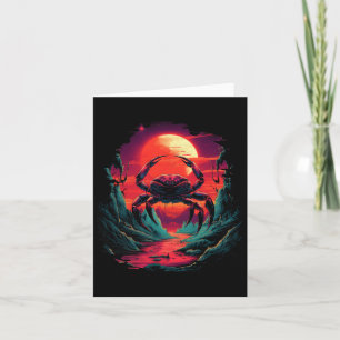 Spooked Crab Halloween Crab Costume Toddler  Card