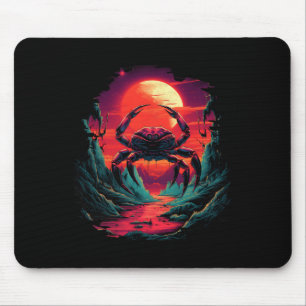 Spooked Crab Halloween Crab Costume Toddler Mouse Pad