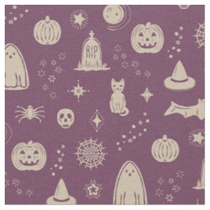 Spookie Things Pattern - Beet + Dove Fabric