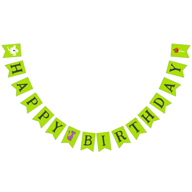 Spooktacular Birthday Bash Bunting (All)