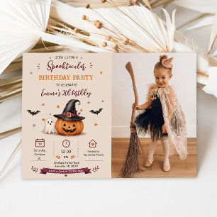 Spooktacular Costume Party Halloween Photo Invitation