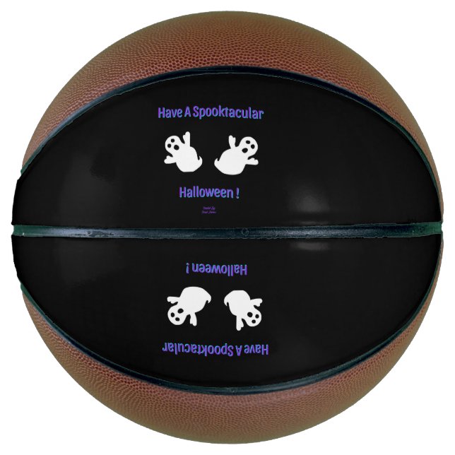 Spooktacular Ghosts Basketball (Front)