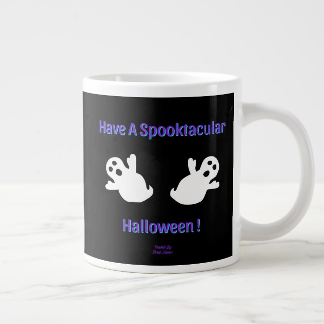 Spooktacular Ghosts Jumbo Mug (Right)