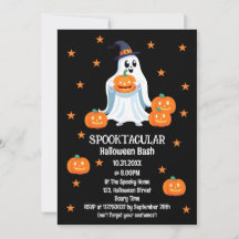 Spooktacular Halloween Bash Kids' Invitation
