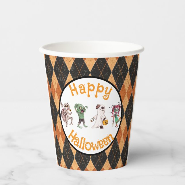 Spooktacular Halloween Bash Paper Cups (Front)
