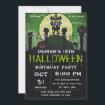 Spooktacular Halloween Birthday Party Invitation<br><div class="desc">The Spooktacular Halloween invitation is a great way to invite your friends and family to your spooky Halloween party. The invitation has a fun and spooky design that will look great on your guests' refrigerator or other place they can easily find it. The Spooktacular Halloween invitation is a great way...</div>