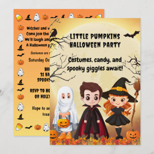 Spooktacular Halloween Children's Party Invitation