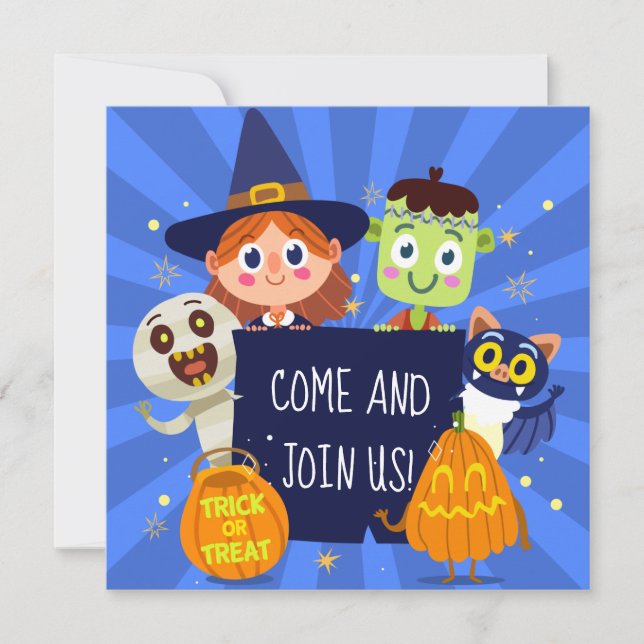 Spooktacular Halloween Costume Party | Invitation (Front)
