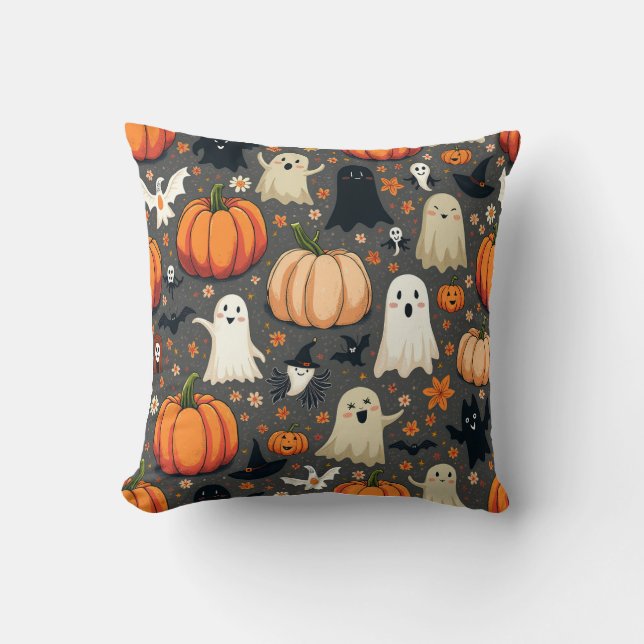 "Spooktacular Halloween Cushion" Cushion (Front)