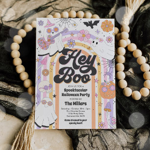 Spooktacular Halloween Cute Ghost Party Invitation