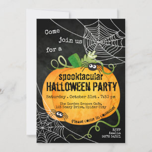 Spooktacular Halloween Invitation