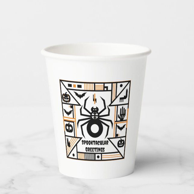 spooktacular halloween paper cups (Front)