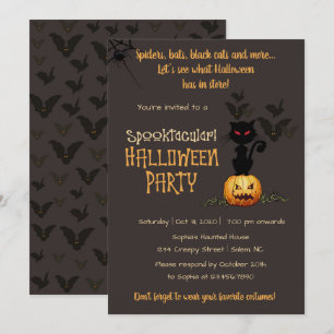 Spooktacular Halloween Party Invitation