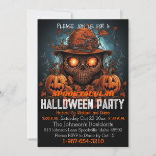 Spooktacular Halloween Party Invitation