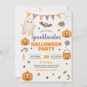 Spooktacular Halloween Party Invitation