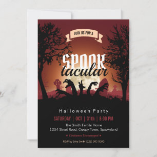 Spooktacular Halloween Party Invitation
