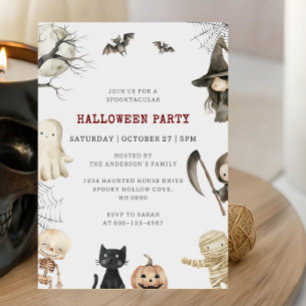 Spooktacular Halloween Party Invitation
